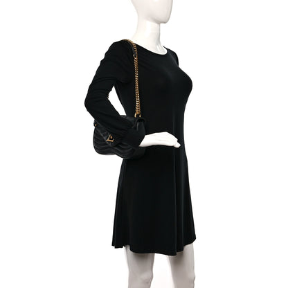 Louis Vuitton Calfskin New Wave Chain MM Black 2 of 8