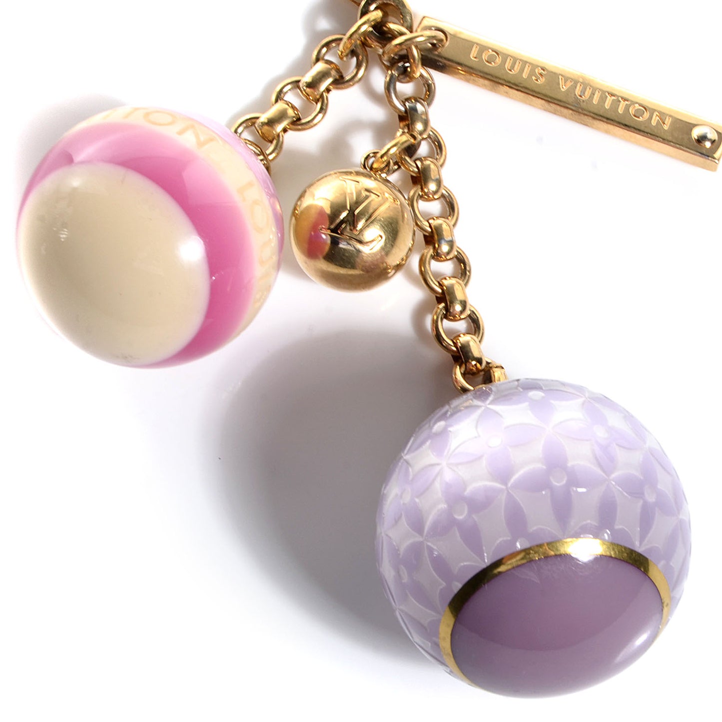 Mini Lin Croisette Bag Charm Violet