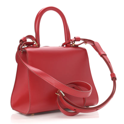 Delvaux Box Calfskin Mini Brillant Satchel Red 3 of 9