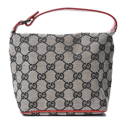 Gucci Monogram GG Pochette Shoulder Bag Navy 1 of 9