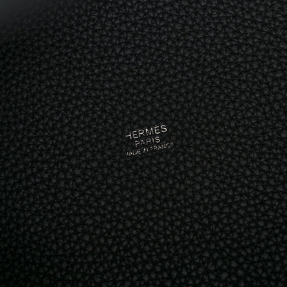 Hermes Taurillon Clemence Picotin Lock 22 MM Black 6 of 10