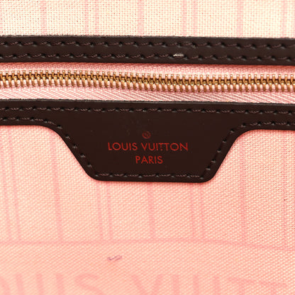 Louis Vuitton Damier Ebene Neo Neverfull MM Rose Ballerine 6 of 15