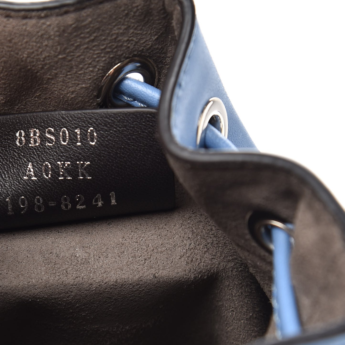 Vitello Liberty Lucido F is Fendi Mini Mon Tresor Bucket Bag Nebula