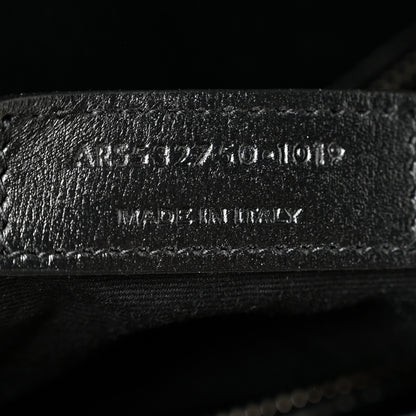 Saint Laurent Canvas Calfskin Classic Monogram Cassandra Natural Black 7 of 10