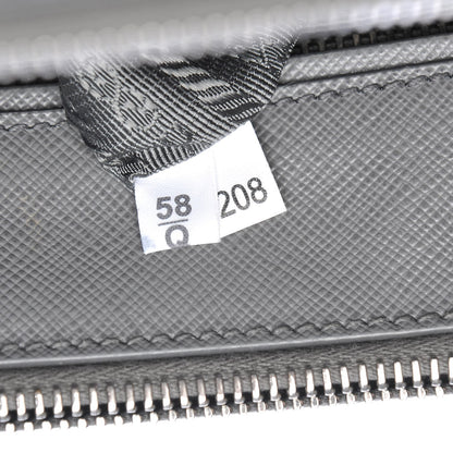Prada Saffiano Small Galleria Double Zip Tote Marmo 9 of 13