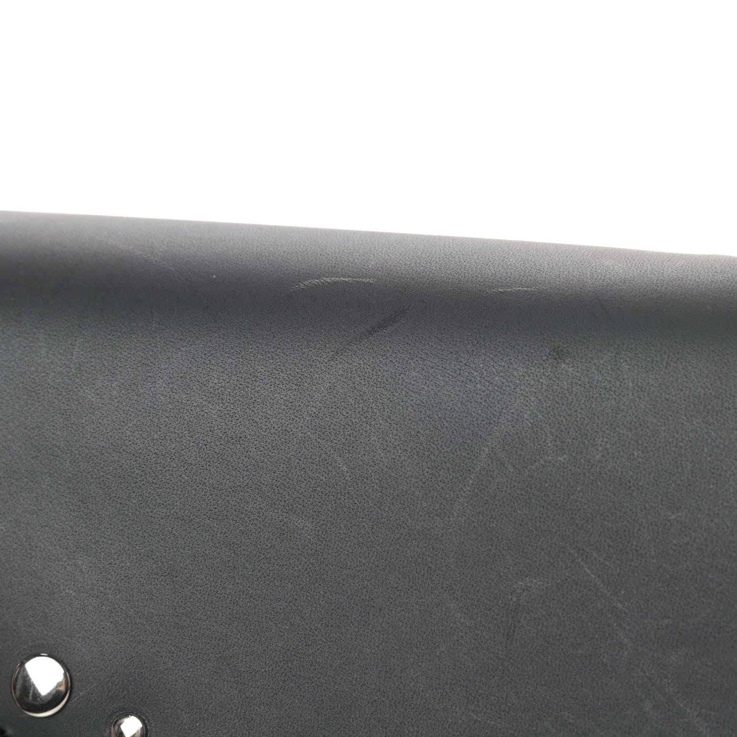 Dolce & Gabbana Smooth Calfskin Studded Biker Crossbody Bag Black 7 of 7