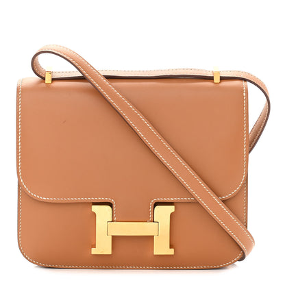 Hermes Vache Natural Constance 18 1 of 12