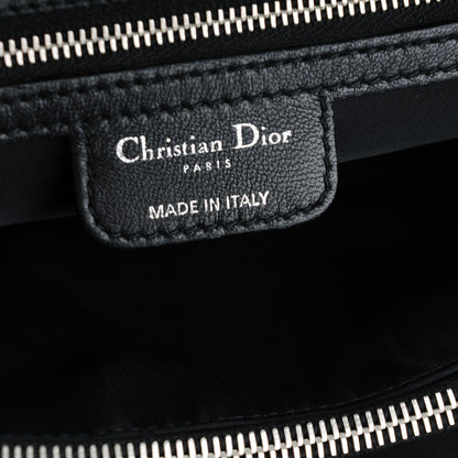 Christian Dior Satin Cannage Charming Lock Flap Shoulder Bag Black 6 of 7