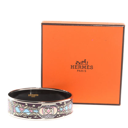 Hermes Enamel Printed Wide Bracelet 70 6 of 6