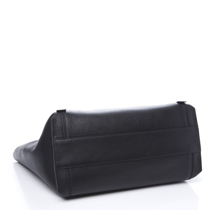 Chloe Smooth Calfskin Medium Milo Shopping Tote Black 3 of 9