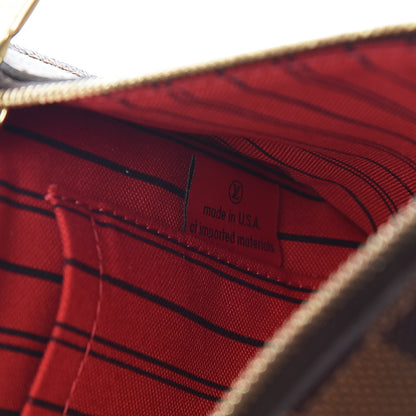 Louis Vuitton Damier Ebene Neverfull MM GM Pochette 8 of 8