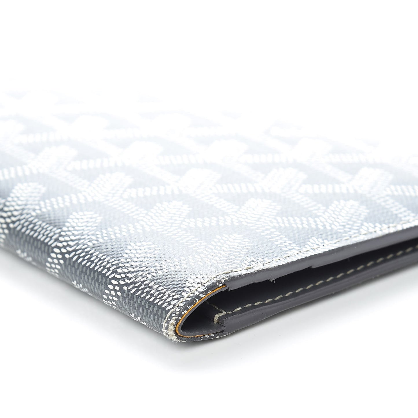 Goyardine Long Bi-Fold Wallet Grey