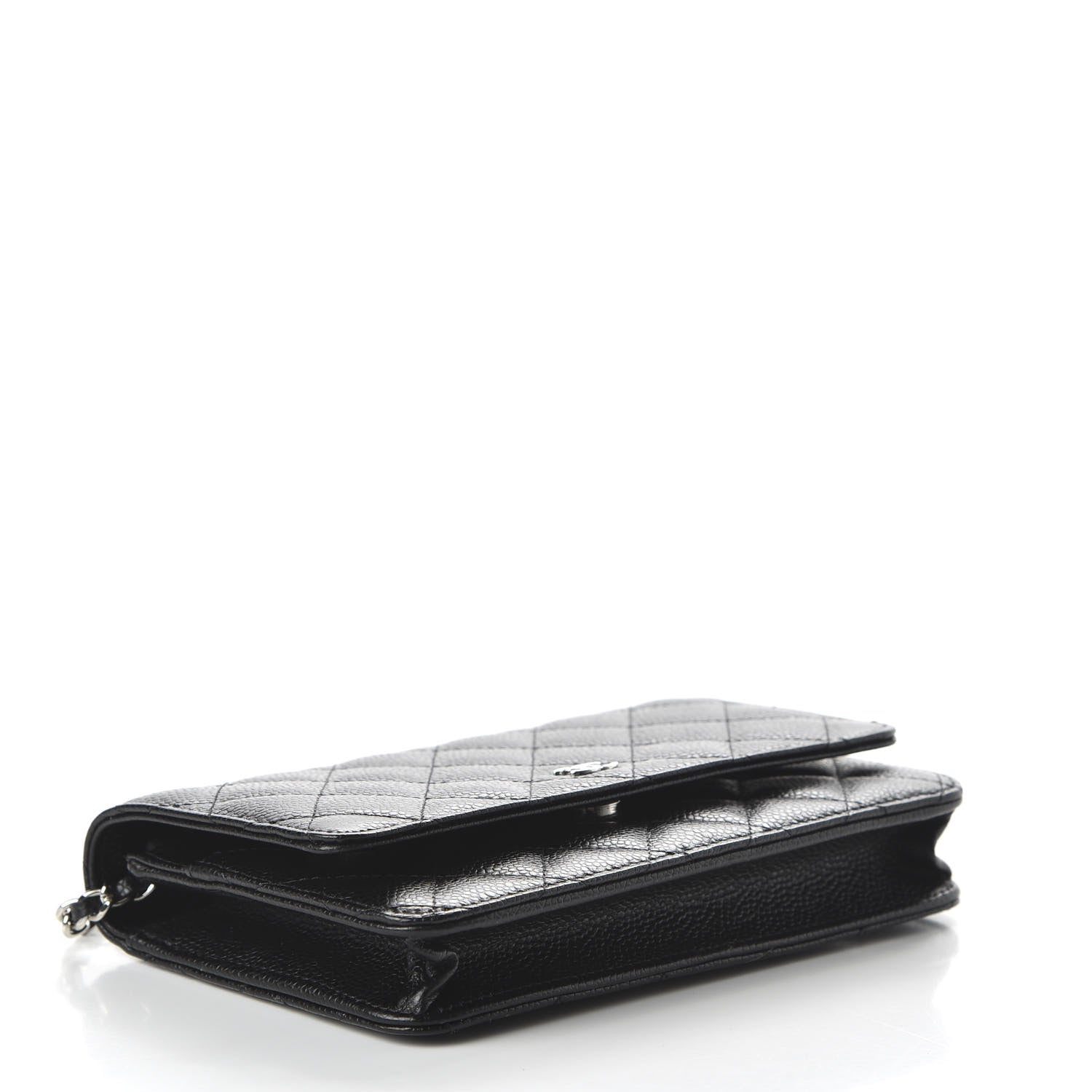 Chanel Caviar Quilted Wallet On Chain WOC Black 3 of 11