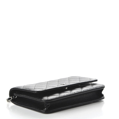 Chanel Caviar Quilted Wallet On Chain WOC Black 3 of 11