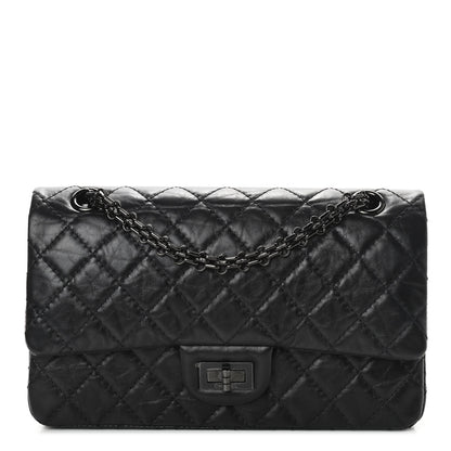 Chanel Aged Calfskin Quilted 2.55 Reissue 225 Flap So Black 1 of 9