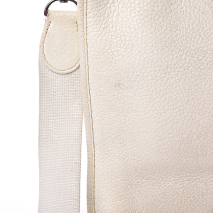 Hermes Taurillon Clemence Evelyne PM White 19 of 21
