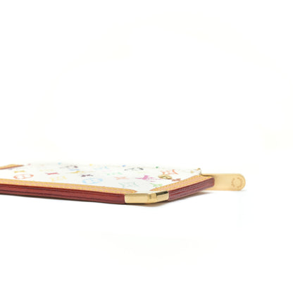 Louis Vuitton Monogram Multicolor Key Pouch White 6 of 8