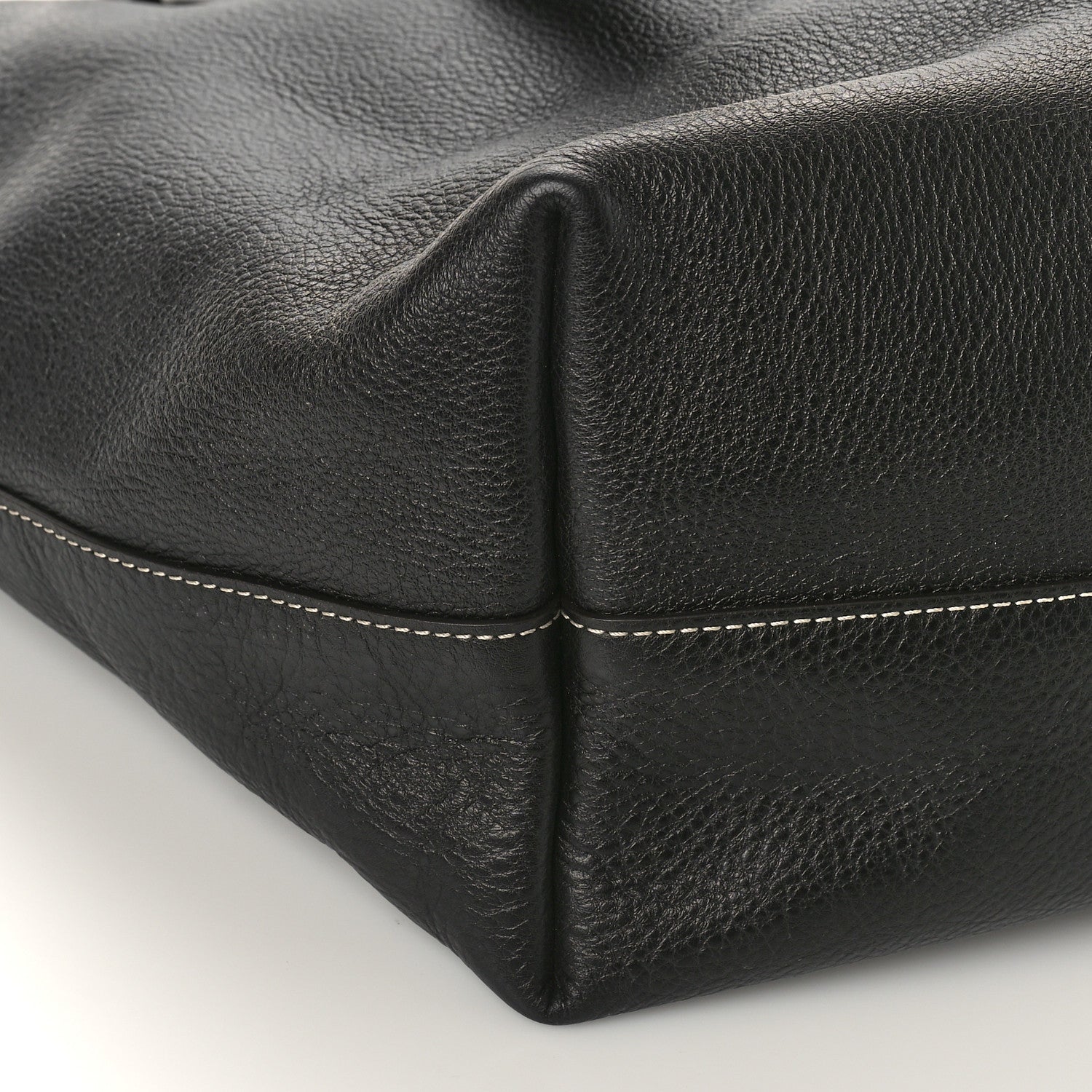 Chloe Small Grain Smooth Calfskin Medium Darryl Tote Black 7 of 8