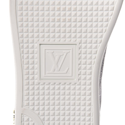 Louis Vuitton Calfskin Monogram LV Black Heart Sneakers 41 Cacao 7 of 9