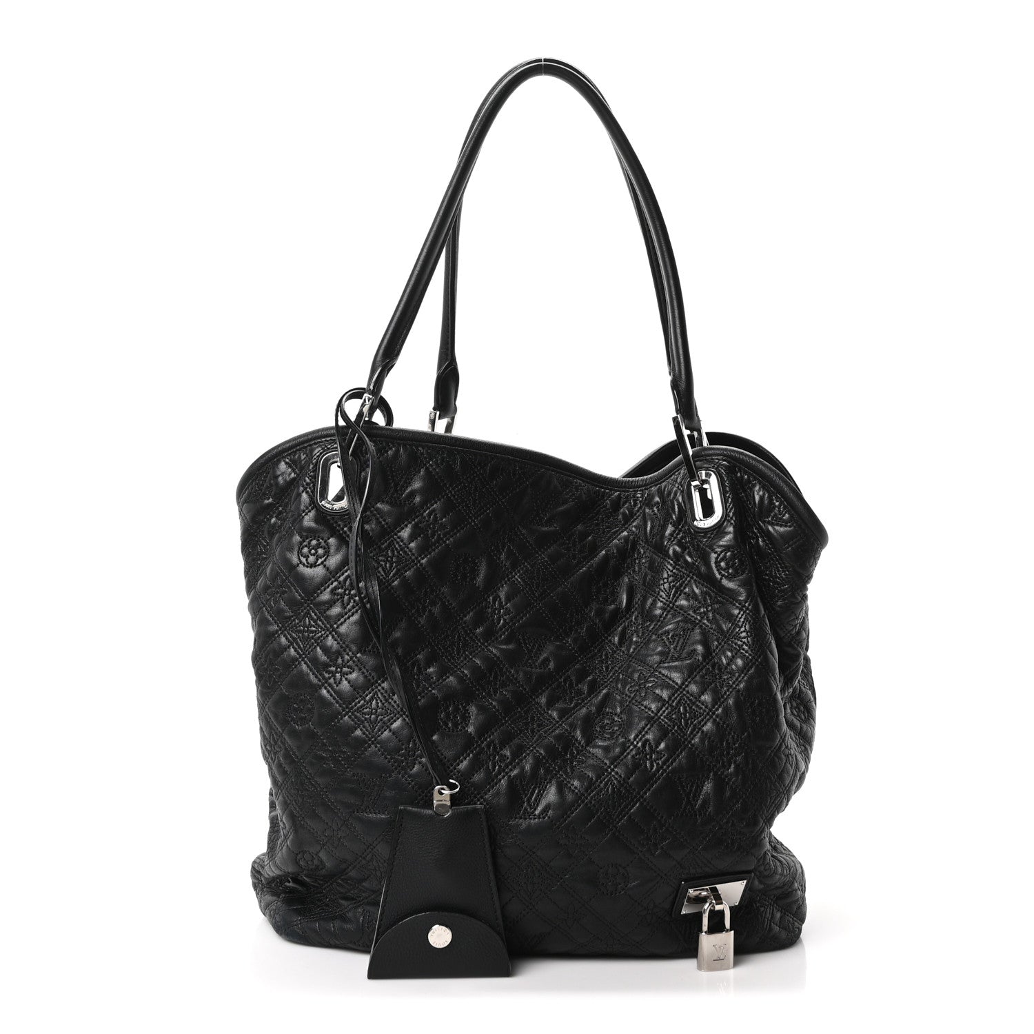Louis Vuitton Monogram Lambskin Antheia Lilia GM Black 1 of 9