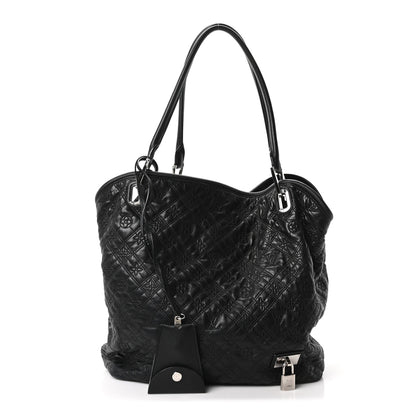 Louis Vuitton Monogram Lambskin Antheia Lilia GM Black 1 of 9