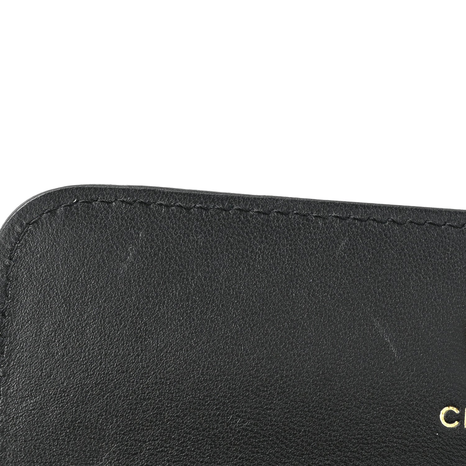 Chanel Lambskin Quilted Sweet Camellia Flap Phone Holder With Chain Black 12 of 13