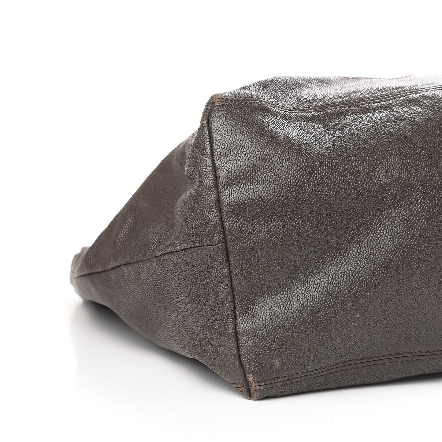 Distressed Caviar XL Coco Cabas Brown