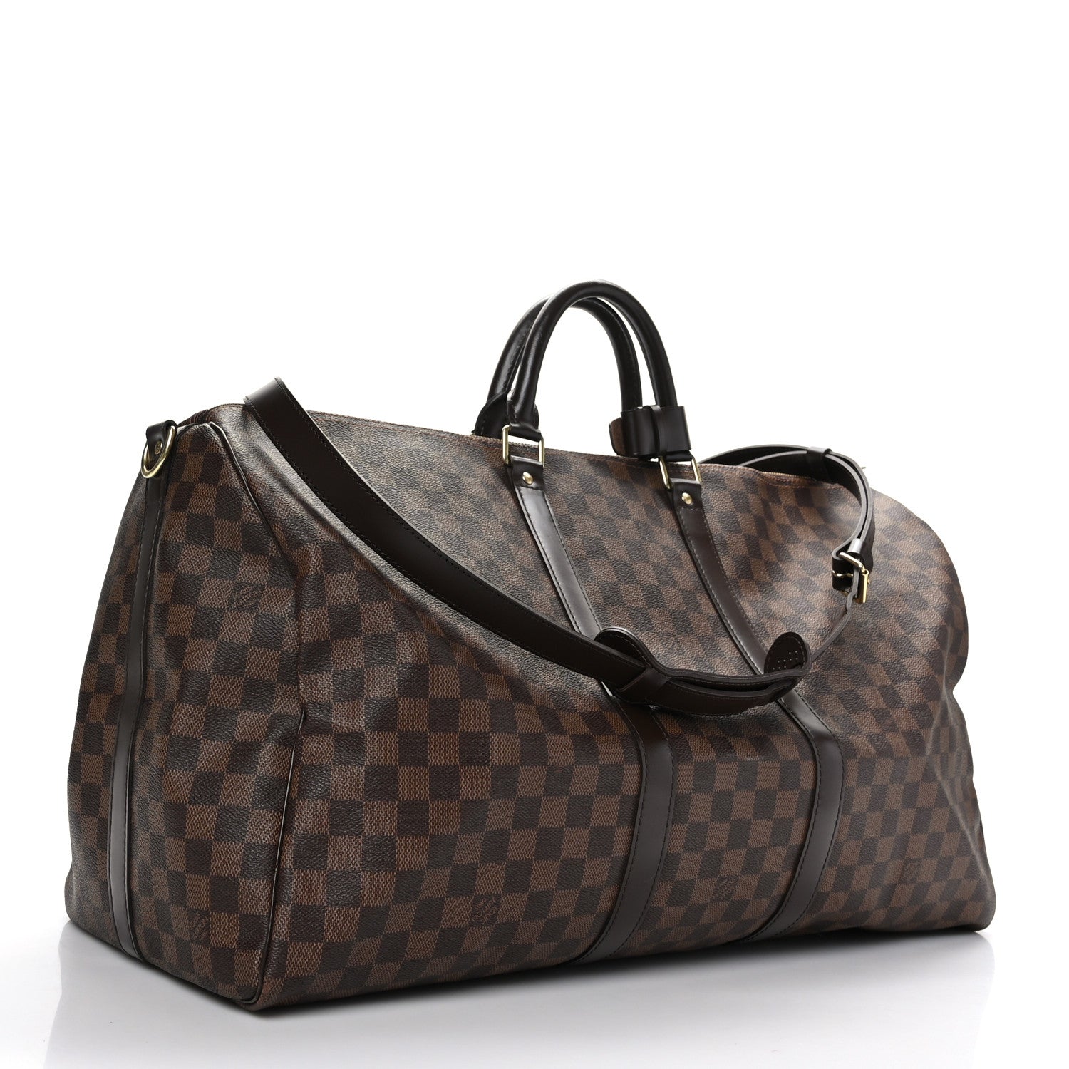 Louis Vuitton Damier Ebene Keepall Bandouliere 55 3 of 11
