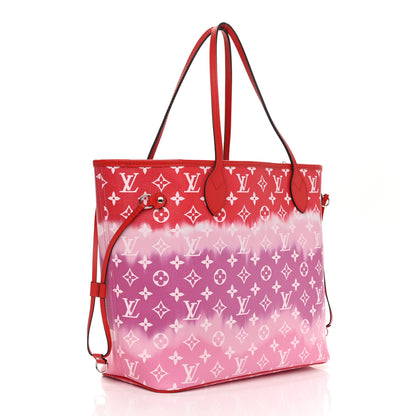 Louis Vuitton Monogram Escale Neverfull MM Rouge 4 of 11
