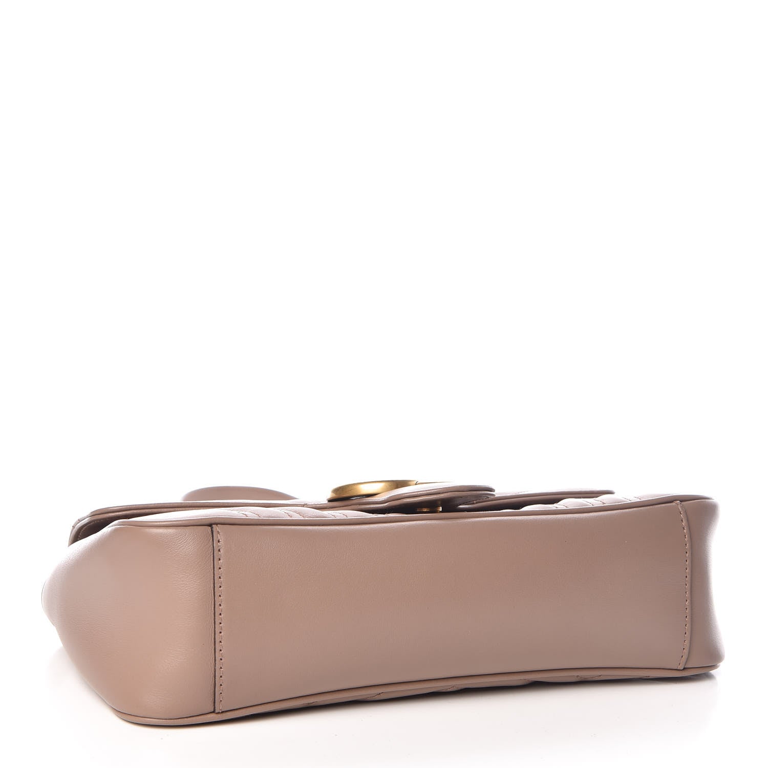 Gucci Calfskin Matelasse Small GG Marmont Shoulder Bag Porcelain Rose 4 of 9