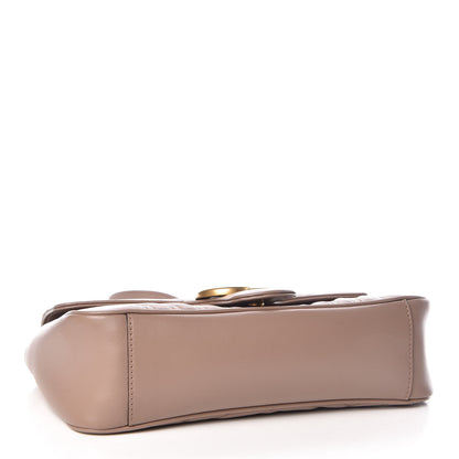 Gucci Calfskin Matelasse Small GG Marmont Shoulder Bag Porcelain Rose 4 of 9