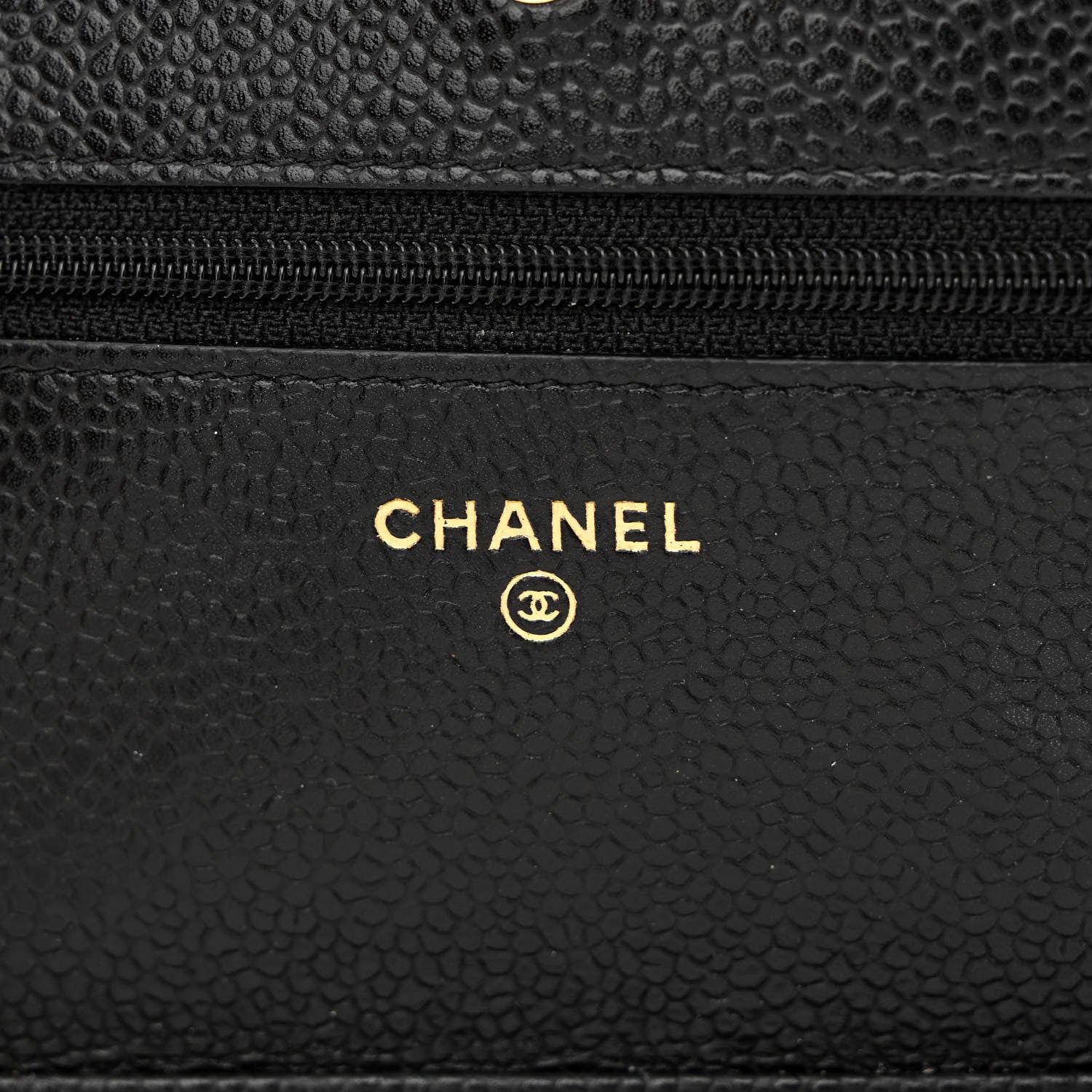 Chanel Caviar Quilted Wallet on Chain WOC Black 6 of 14