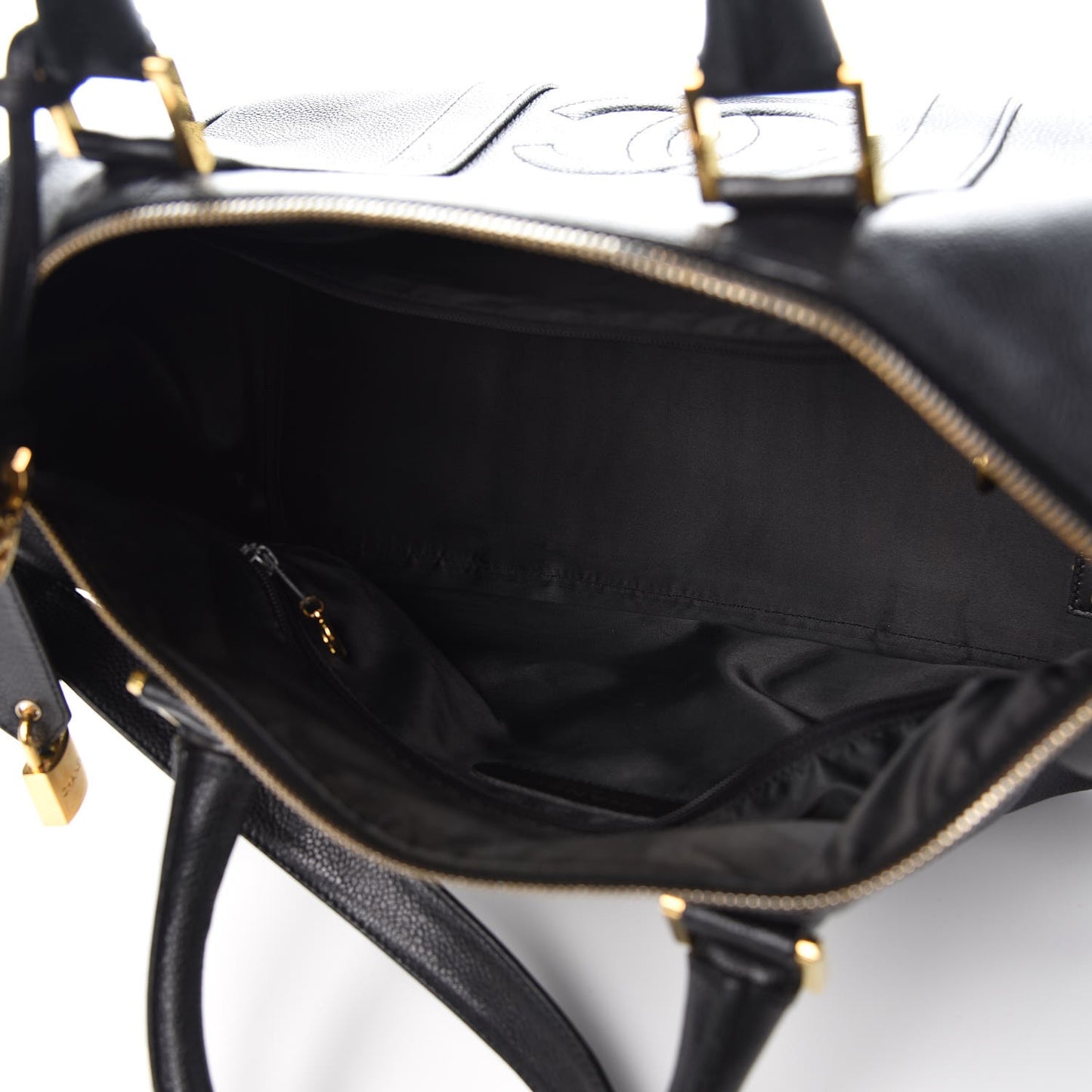 Caviar Timeless CC Duffel Bag Black