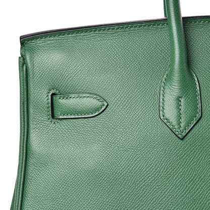 Hermes Epsom Birkin 35 Vert Bengale 26 of 28