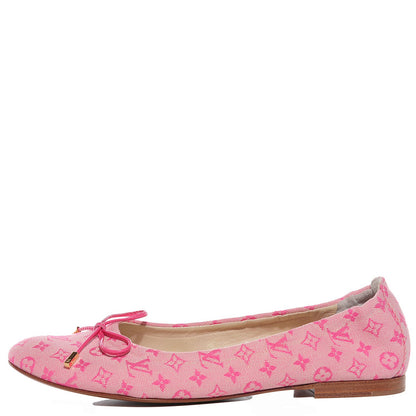 Louis Vuitton Mini Monogram Debbie Ballerina Flats 36.5 Rose 1 of 8
