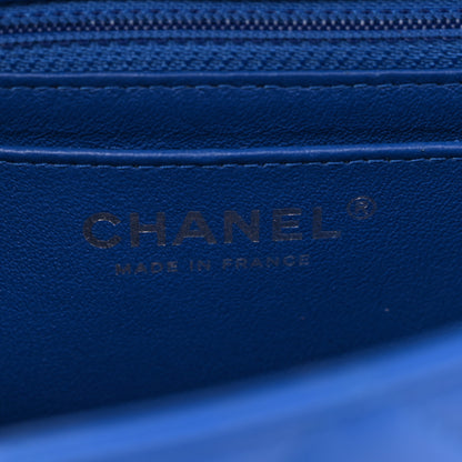 Chanel Lambskin Quilted Mini Rectangular Flap Royal Blue 6 of 11