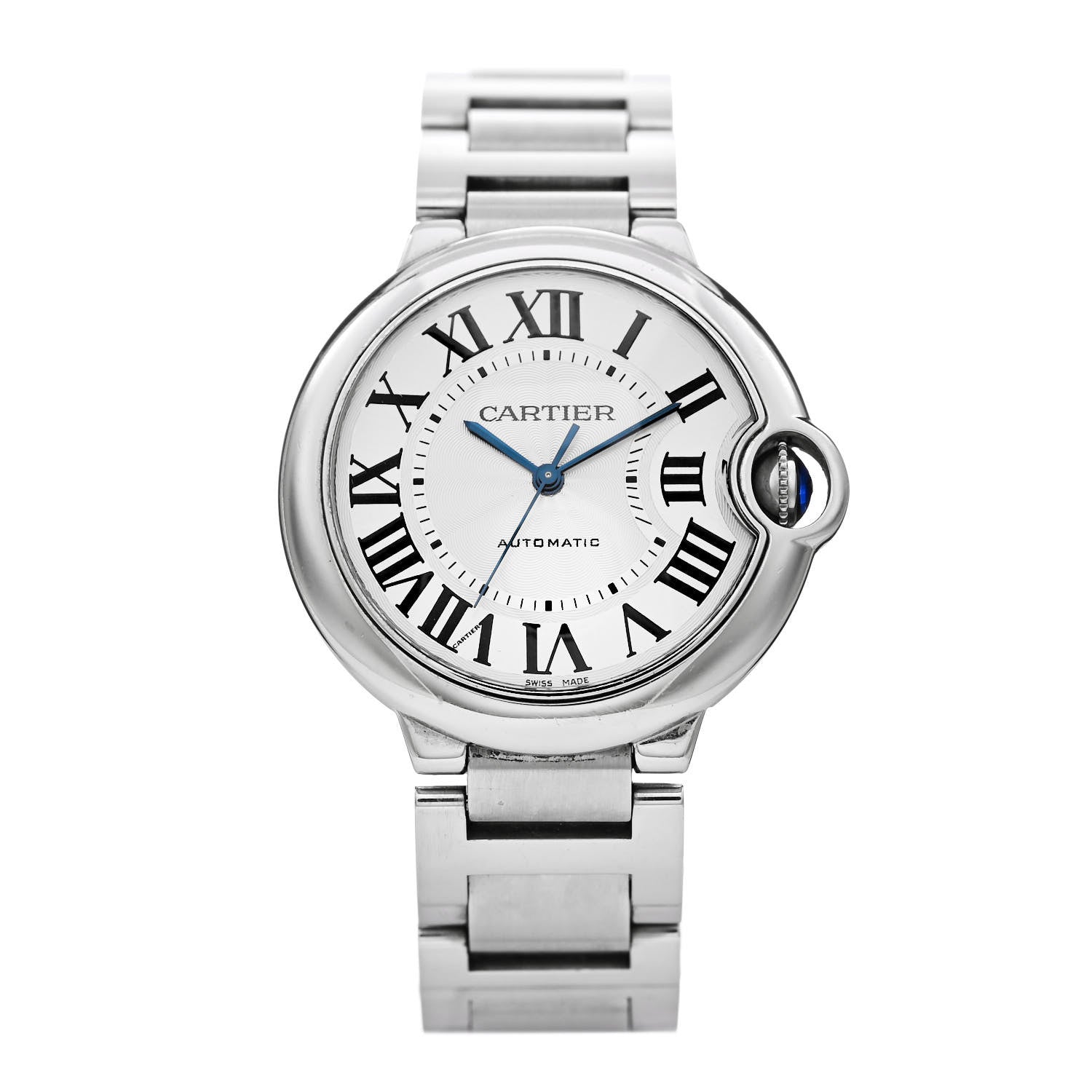 Cartier Stainless Steel 36mm Ballon Bleu De Cartier Automatic Watch 1 of 5