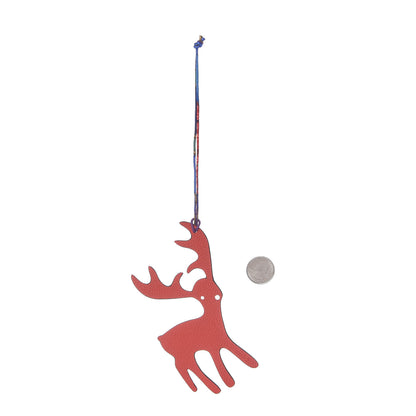Hermes Togo Epsom Petit H Reindeer Bag Charm 2 of 3
