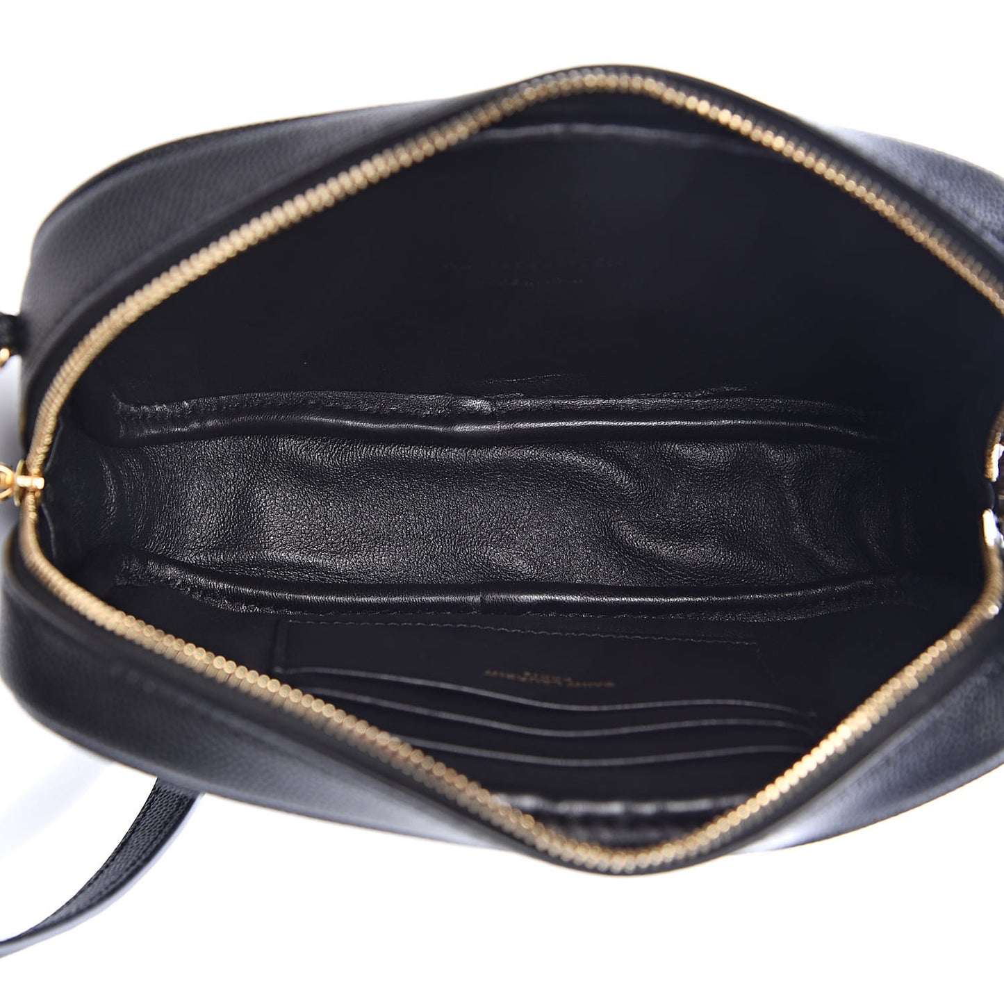 Grain De Poudre Matelasse Monogram Mini Lou Camera Bag Black
