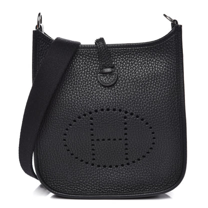 Hermes Taurillon Clemence Evelyne TPM Black 1 of 10