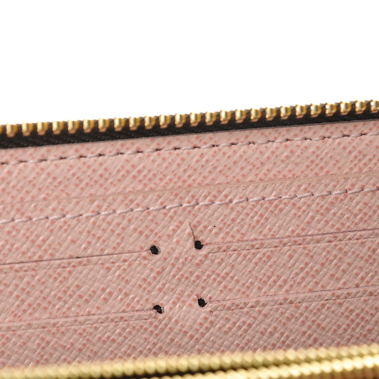 Monogram Clemence Wallet Rose Ballerine