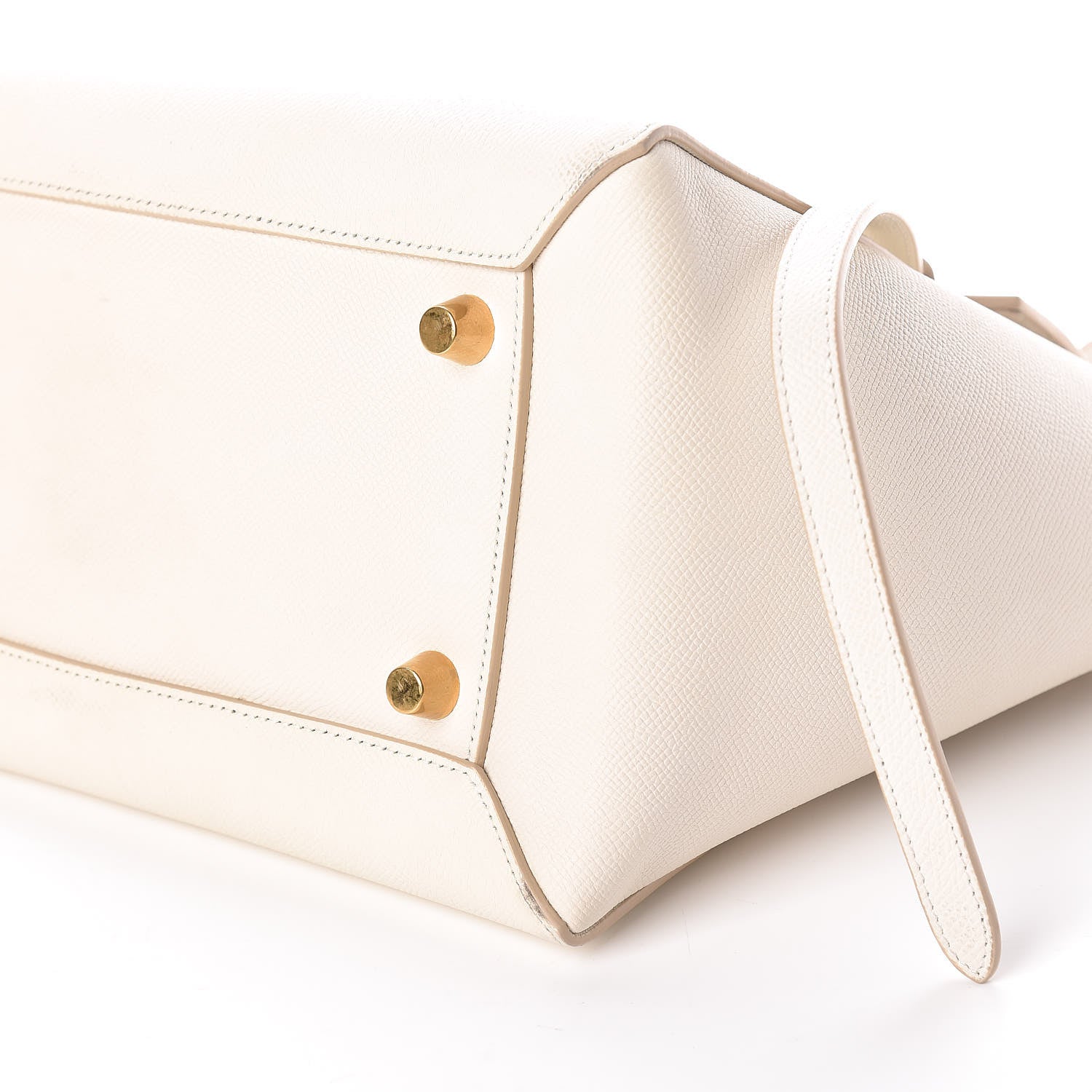 Celine Grained Calfskin Mini Belt Bag White 8 of 8