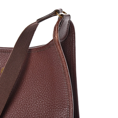 Hermes Taurillon Clemence Vespa PM Havane 9 of 13