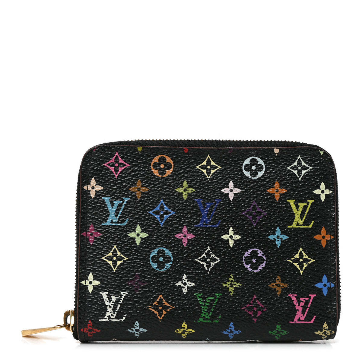 Louis Vuitton Monogram Multicolor Zippy Coin Purse Black 1 of 6