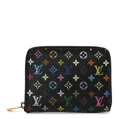Louis Vuitton Monogram Multicolor Zippy Coin Purse Black 1 of 6