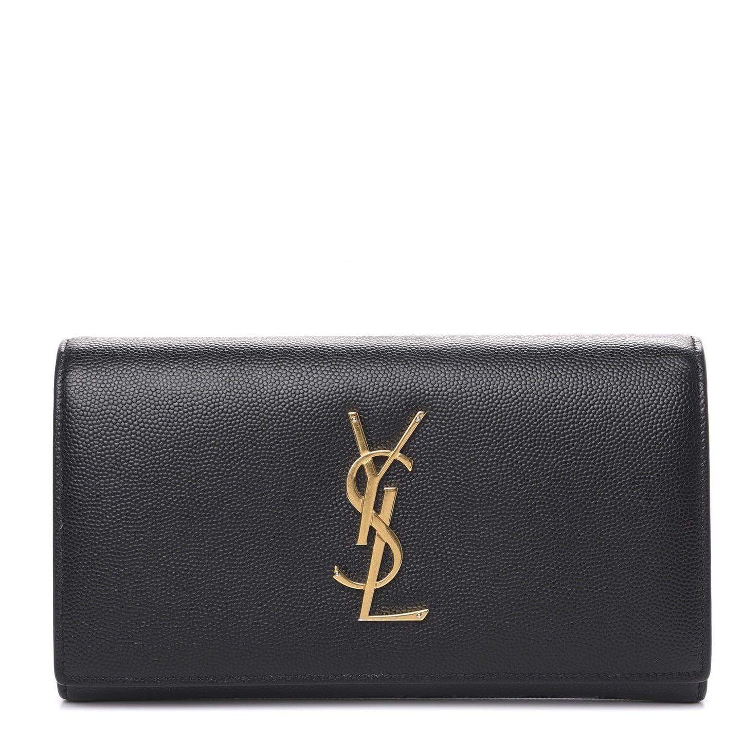 Grain De Poudre Classic Monogram Cassandre Wallet Black
