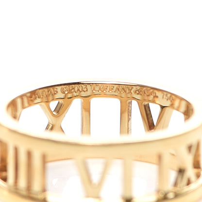 Tiffany 18K Yellow Gold Atlas Open Ring 48 4.5 4 of 4