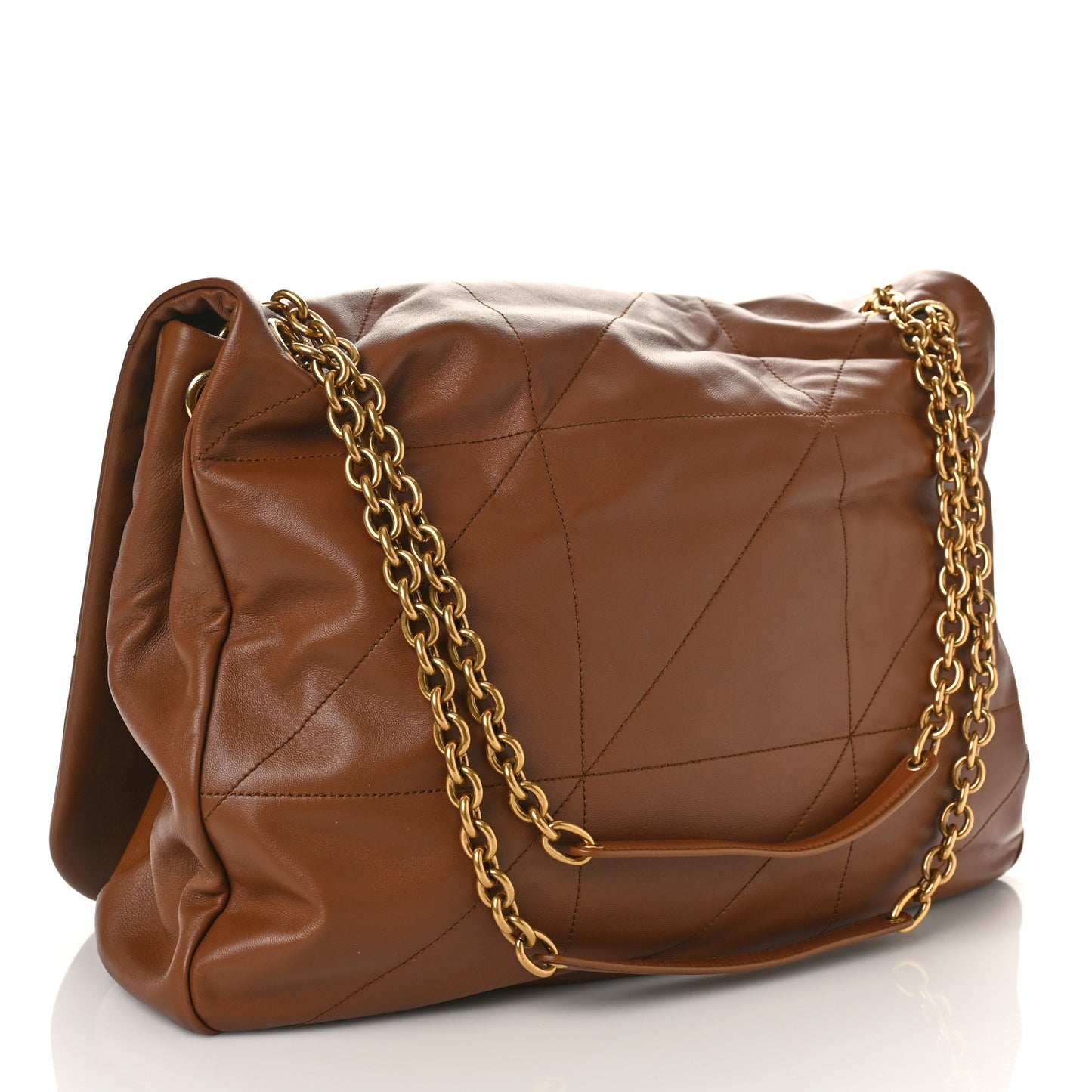 Lambskin Matelasse Monogram Large Jamie 4.3 Light Fox