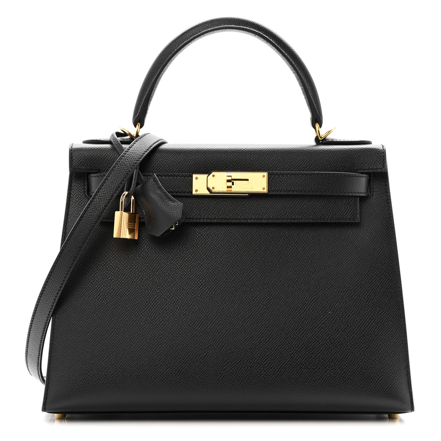 Hermes Epsom Kelly Sellier 28 Black 1 of 11