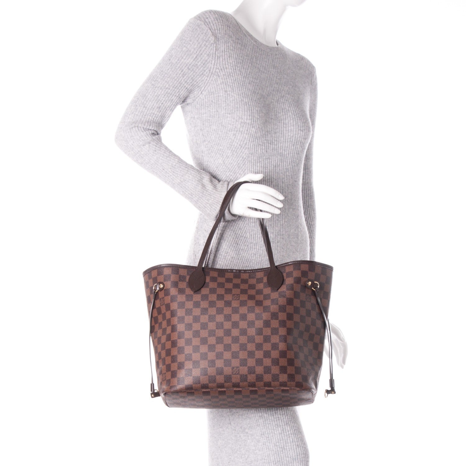 Louis Vuitton Damier Ebene Neverfull MM 2 of 7